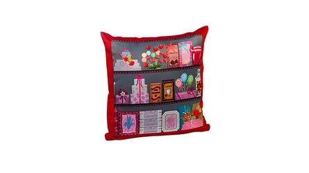 Almofada vermelha 45x45